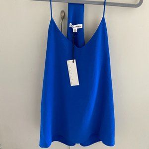 Brand new royal blue spaghetti strap blouse Size S
